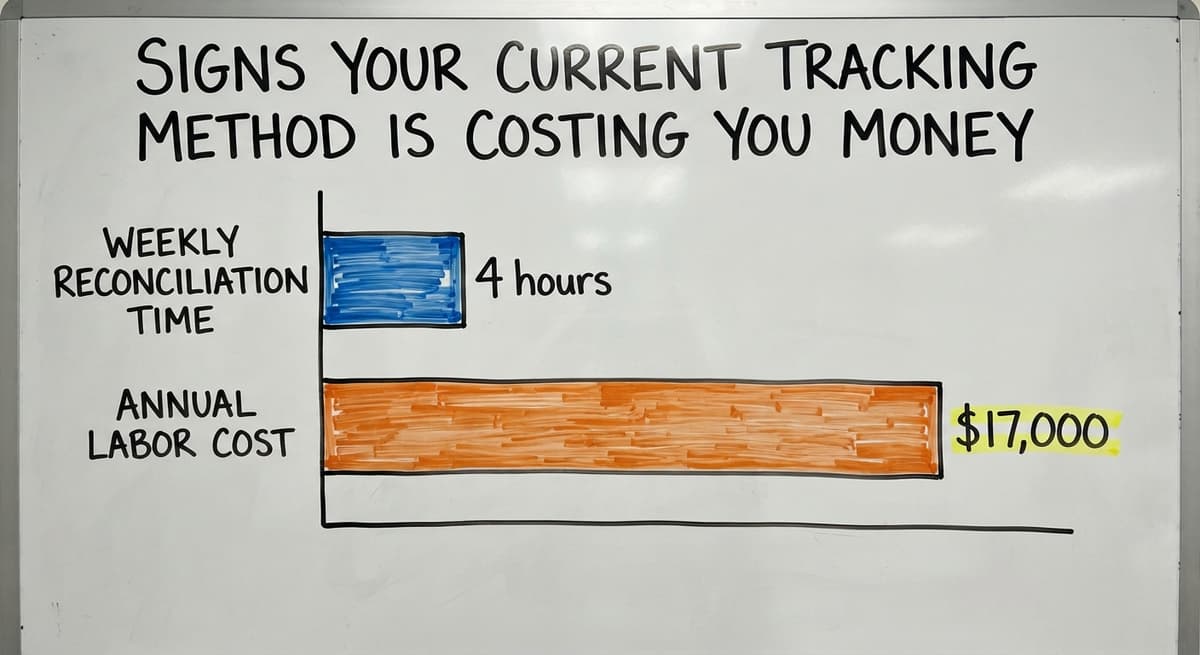 Signs Your Current Tracking Method Is Costing You Money, in figures