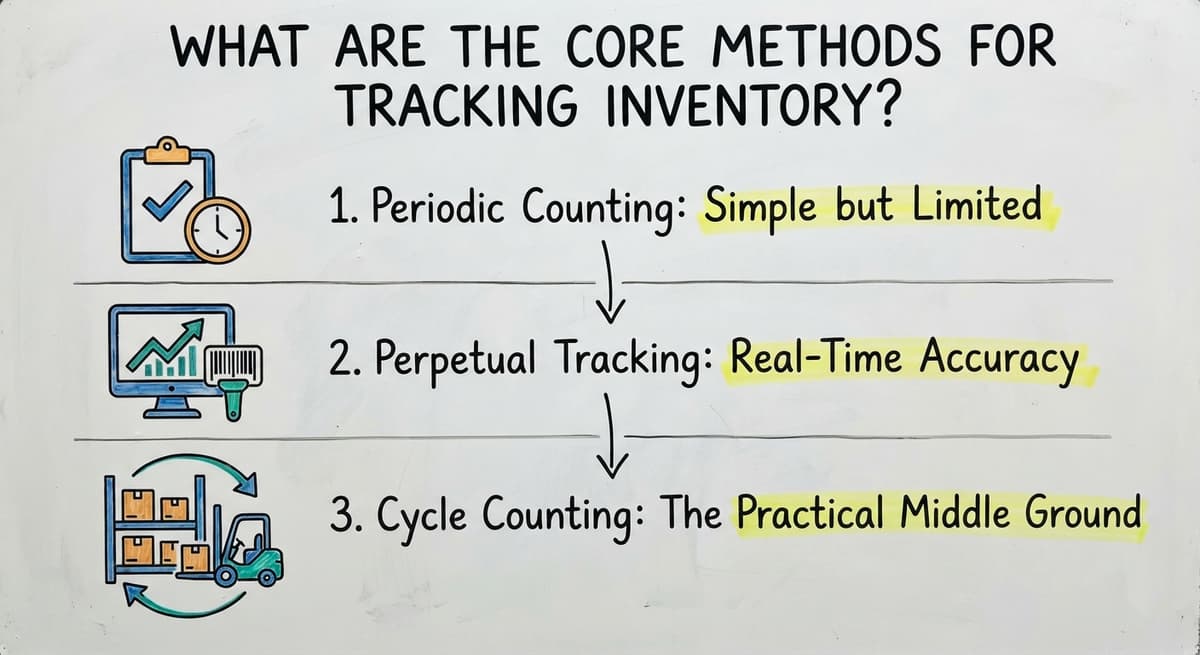 What Are the Core Methods for Tracking Inventory?, drawn out
