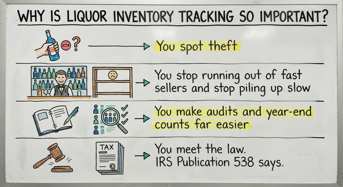 Why Is Liquor Inventory Tracking So Important?, drawn out