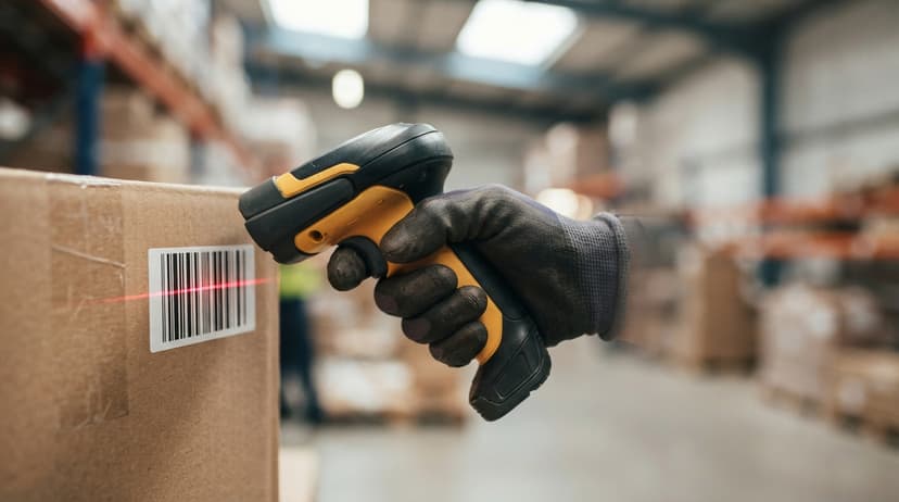 Close detail from the work how to keep track of product inventory supports