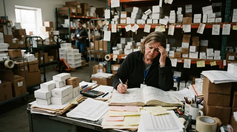 The manual process how to keep track of vaccine inventory replaces