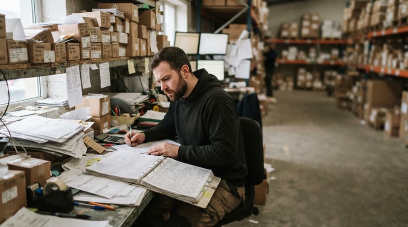 The manual process how to make your own barcode replaces
