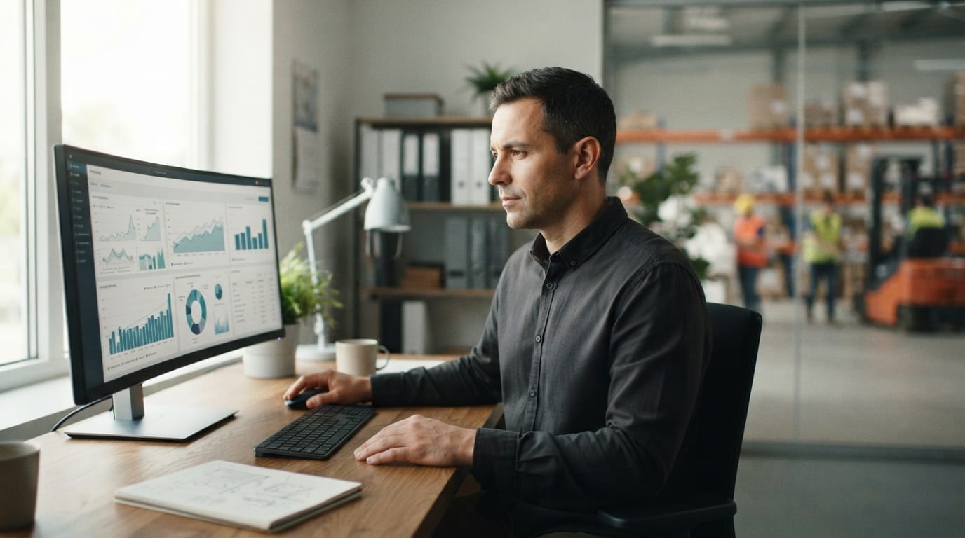 Reviewing the figures how to manage inventory in a warehouse produces