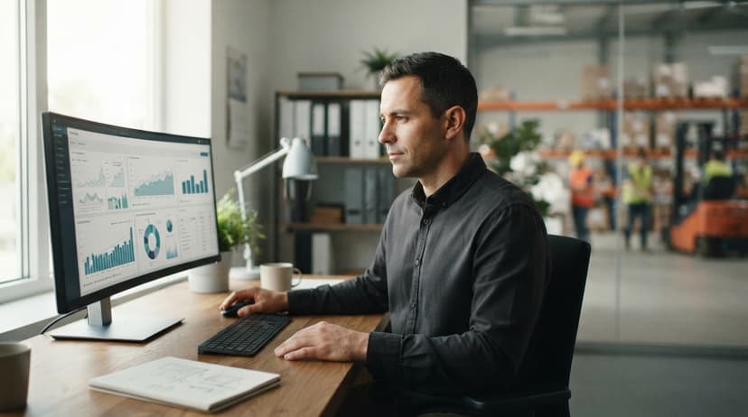 Reviewing the figures how to manage inventory in a warehouse produces