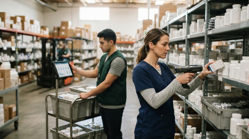 The team who would use how to manage pharmacy inventory, mid-task