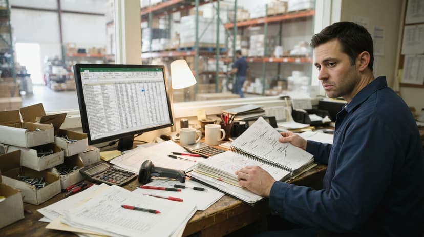 The manual process how to manage slow-moving inventory replaces