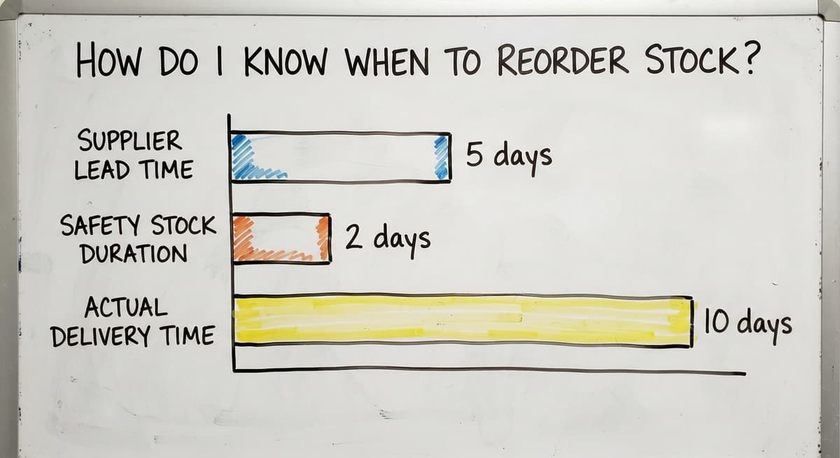 How Do I Know When to Reorder Stock?, in figures