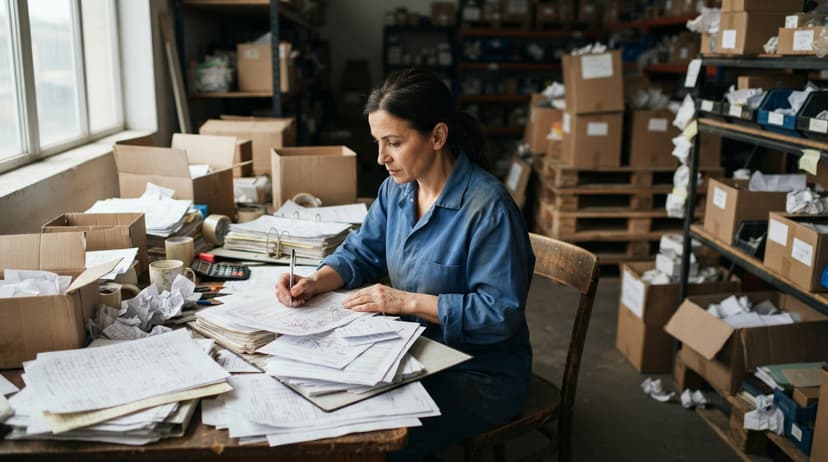 The manual process how to organize inventory for small business replaces
