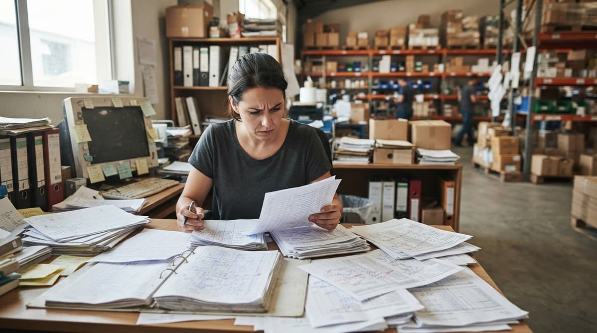 The manual process how to prevent stock discrepancies replaces