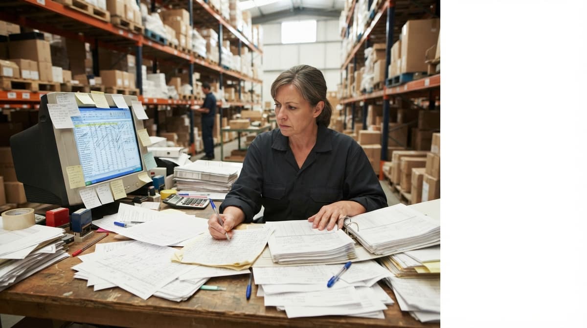 The manual process how to resolve inventory discrepancies replaces