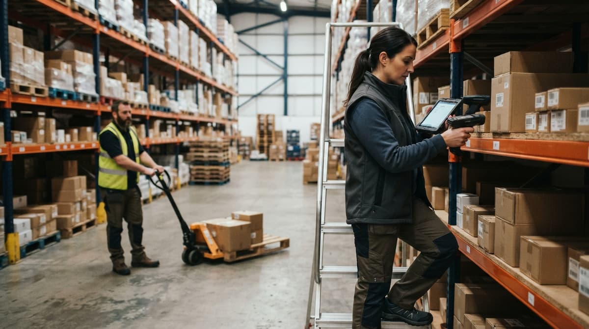 The team who would use how to stock control, mid-task