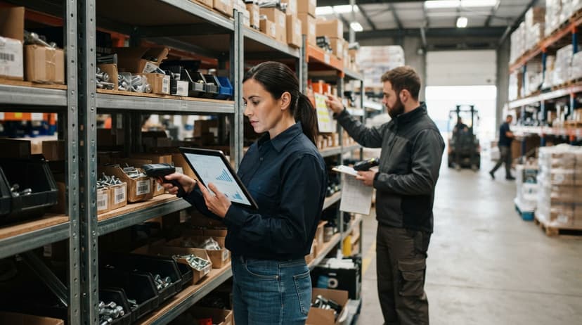 The team who would use how to track hardware inventory, mid-task