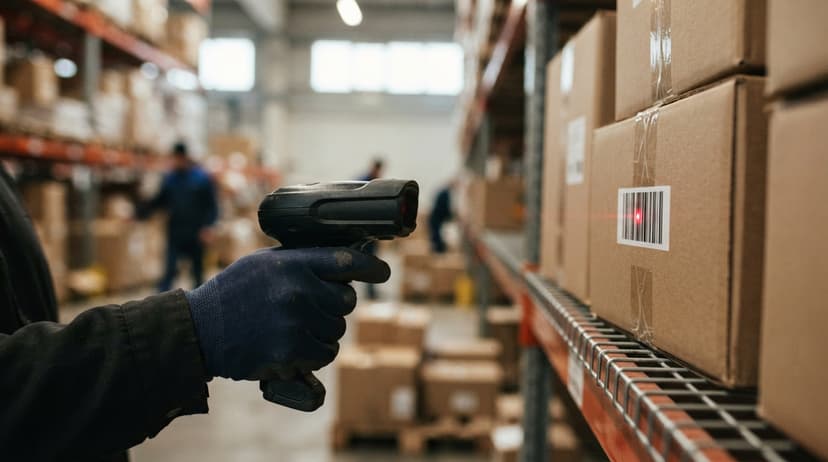 Close detail from the work how to track inventory in real-time supports
