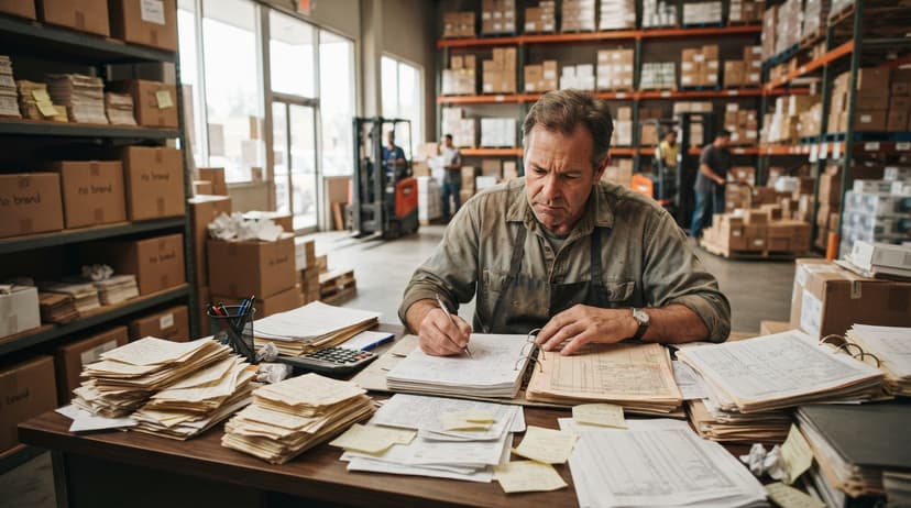 The manual process how to track inventory in real-time replaces