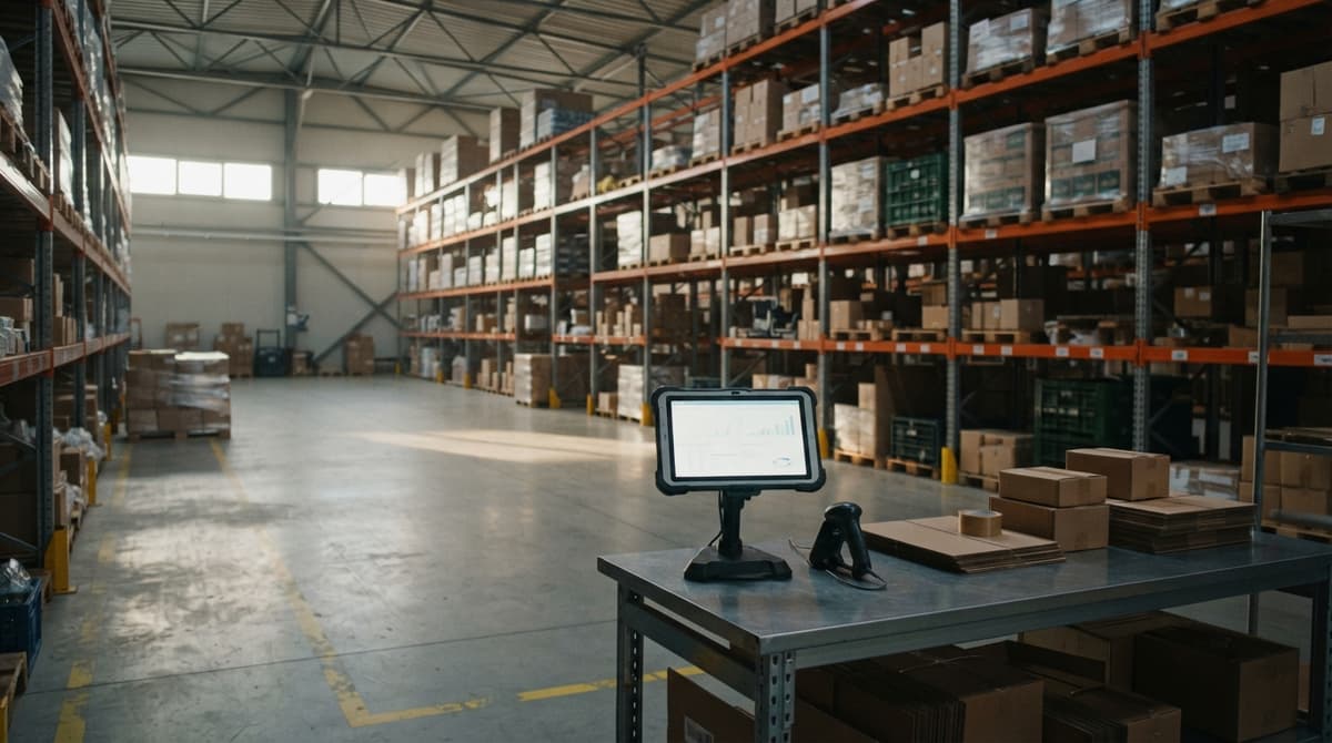 The start of a shift, before how to track inventory in real-time records anything