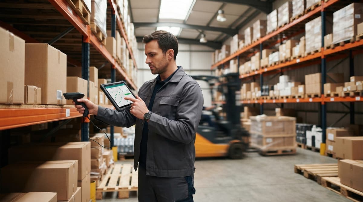 The team who would use how to track inventory online, mid-task