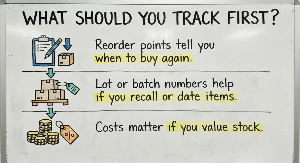 What Should You Track First?, drawn out