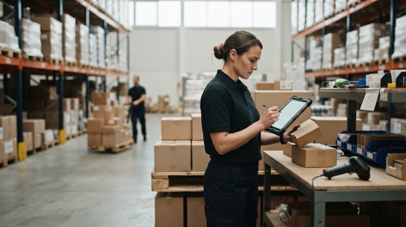 The team who would use how to track received inventory, mid-task