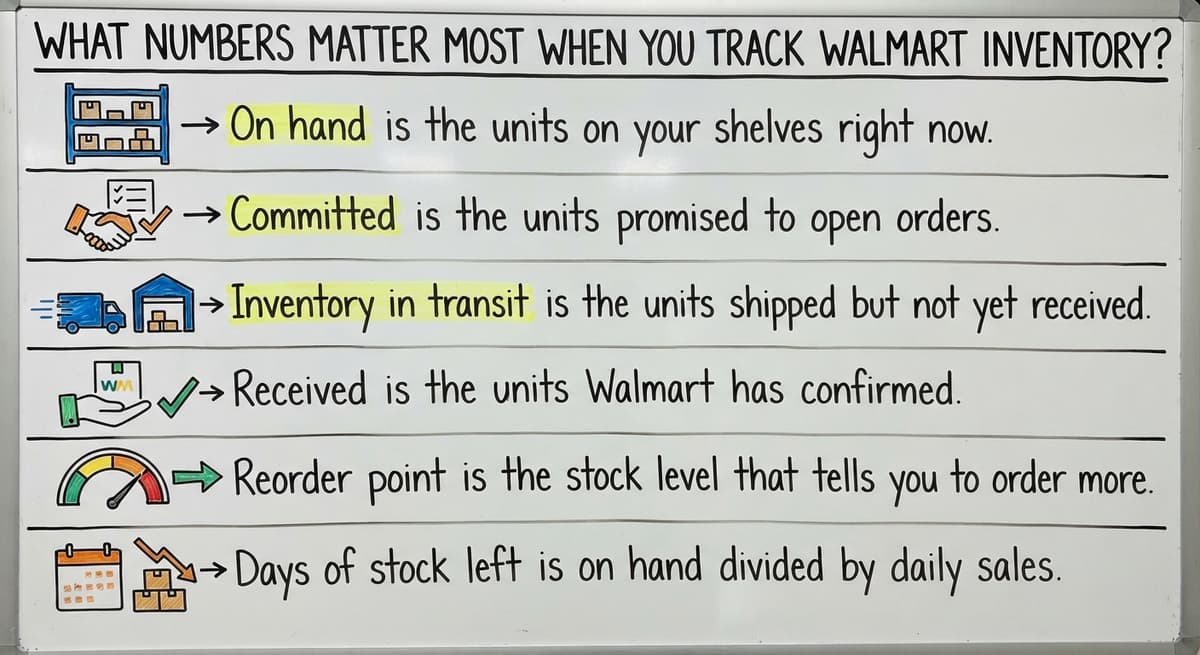 What Numbers Matter Most When You Track Walmart Inventory?, drawn out