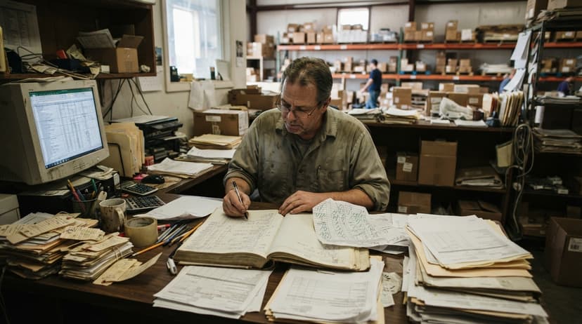 The manual process how to track wip inventory replaces