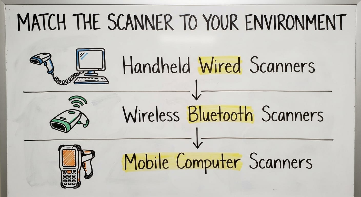 Match the Scanner to Your Environment, drawn out