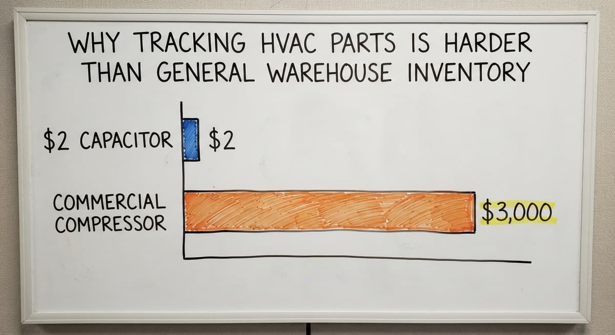Why Tracking HVAC Parts Is Harder Than General Warehouse Inventory, in figures