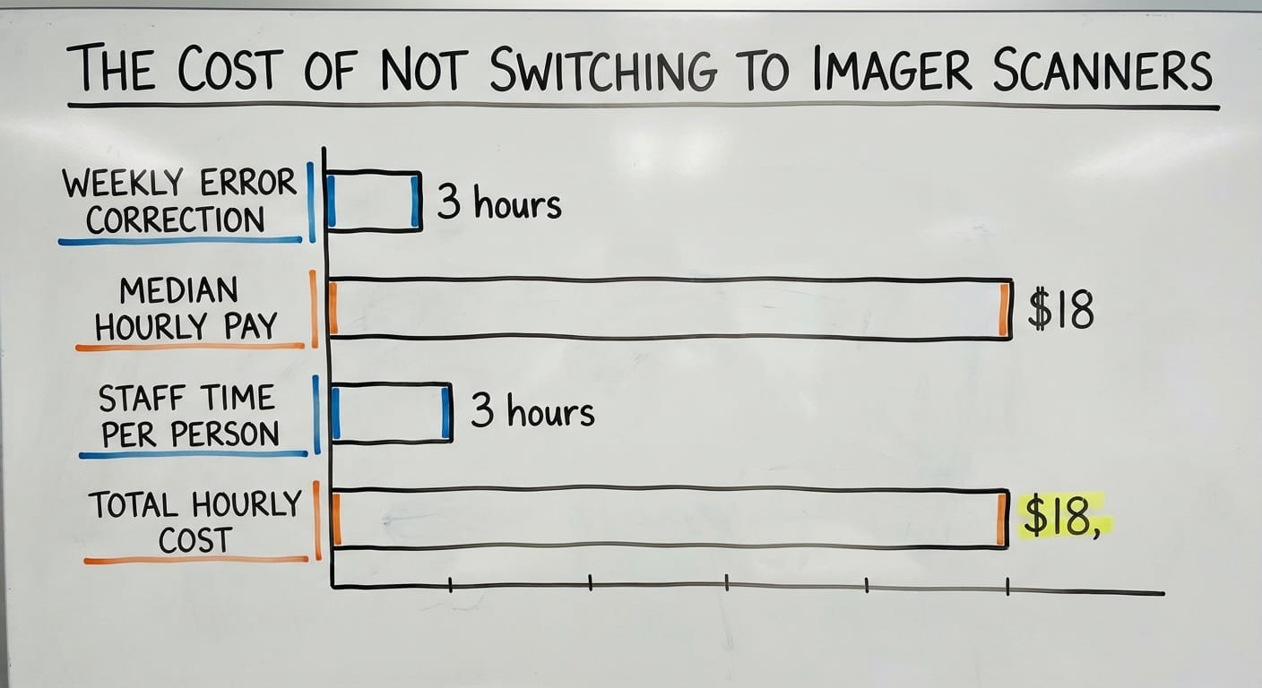 The Cost of Not Switching to Imager Scanners, in figures