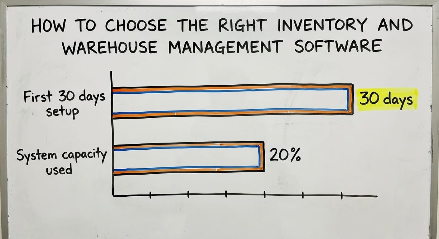 How to Choose the Right Inventory and Warehouse Management Software, in figures