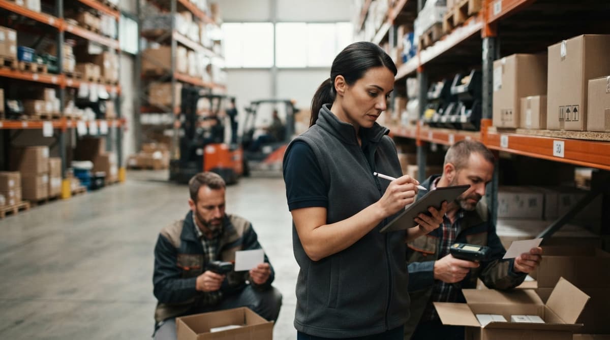 The team who would use inventory asset definition, mid-task