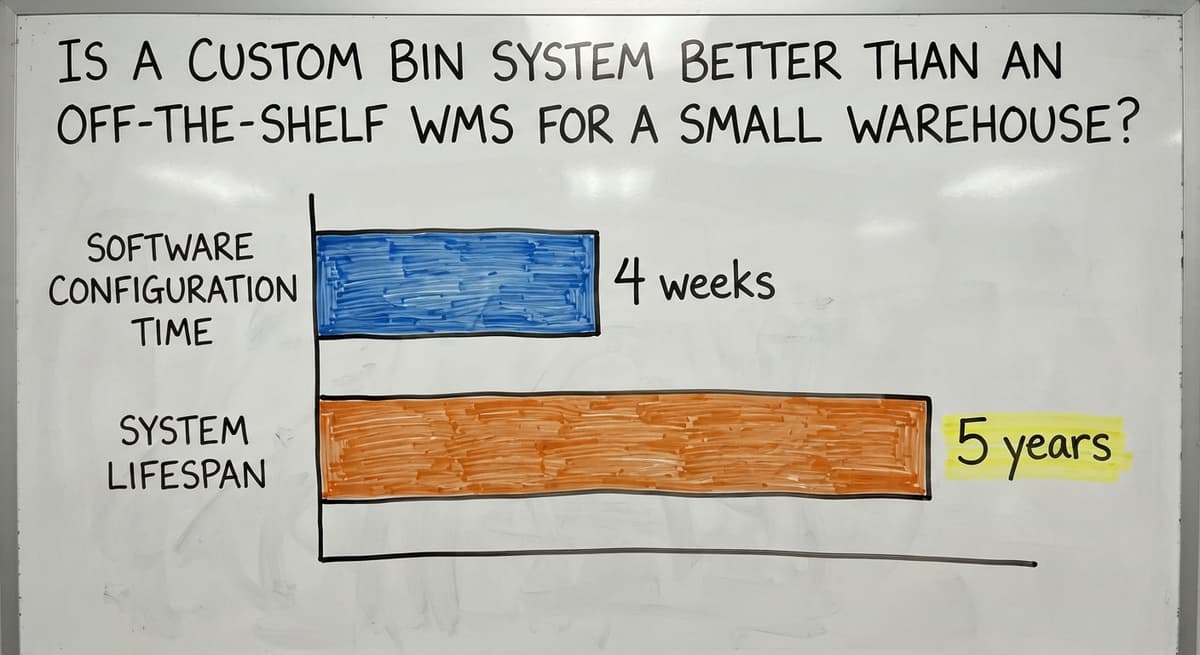 Is a Custom Bin System Better Than an Off-the-Shelf WMS for a Small Warehouse?, in figures