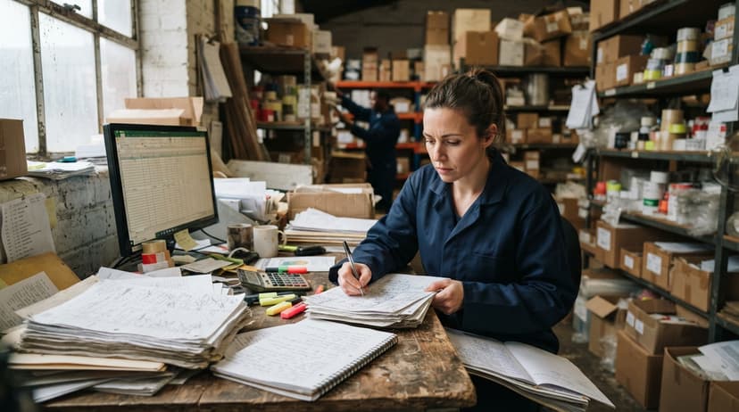 The manual process inventory consumables replaces