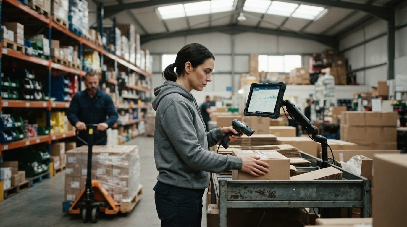 The team who would use inventory control for small business, mid-task