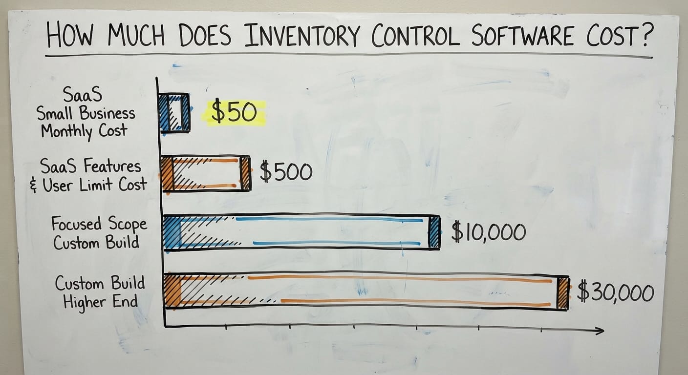How Much Does Inventory Control Software Cost?, in figures