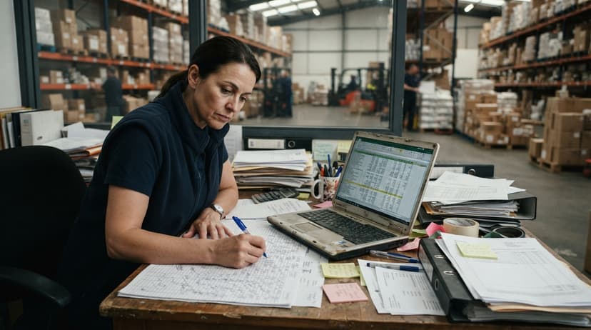 The manual process inventory control with excel replaces
