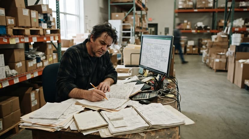 The manual process inventory formulas replaces