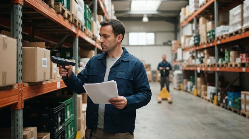 The team who would use inventory management photos, mid-task