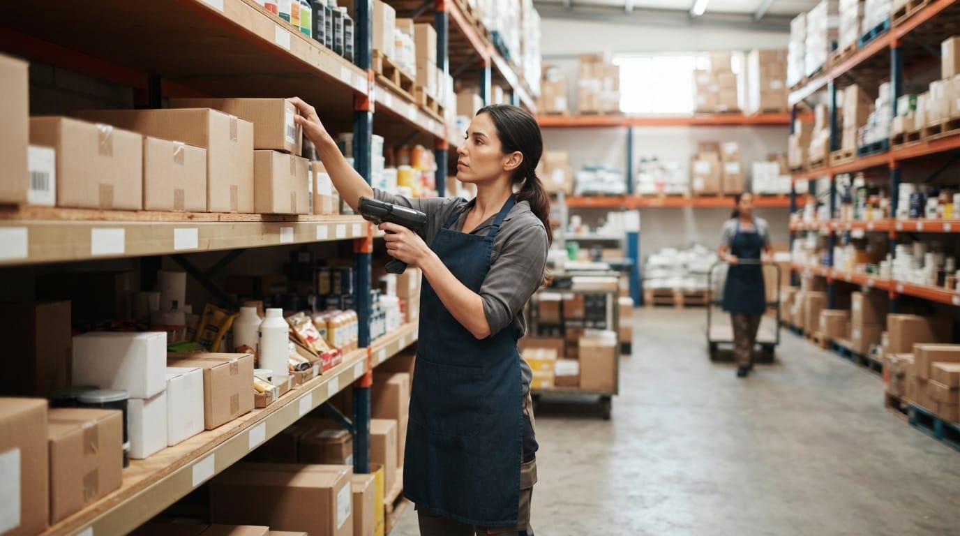The team who would use inventory management small businesses, mid-task