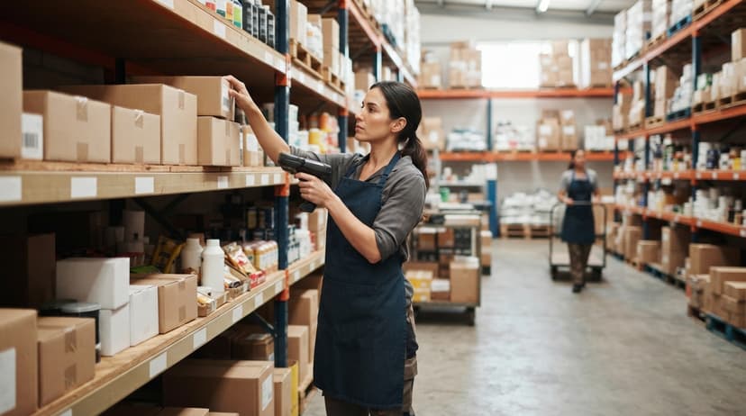 The team who would use inventory management small businesses, mid-task