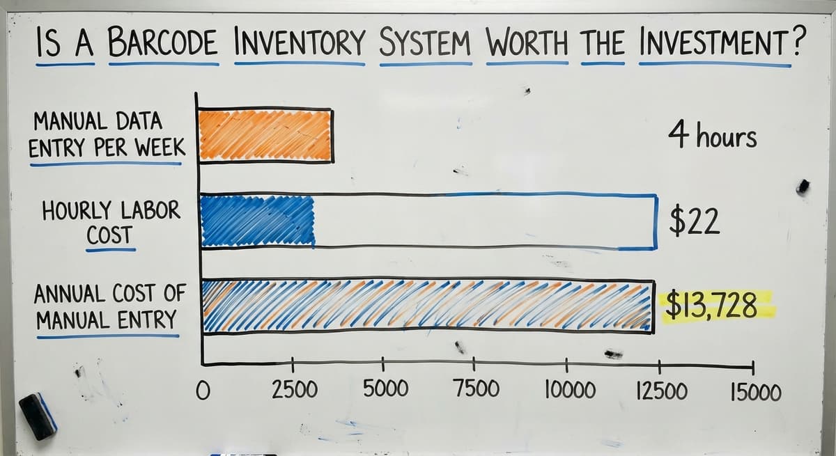 Is a Barcode Inventory System Worth the Investment?, in figures