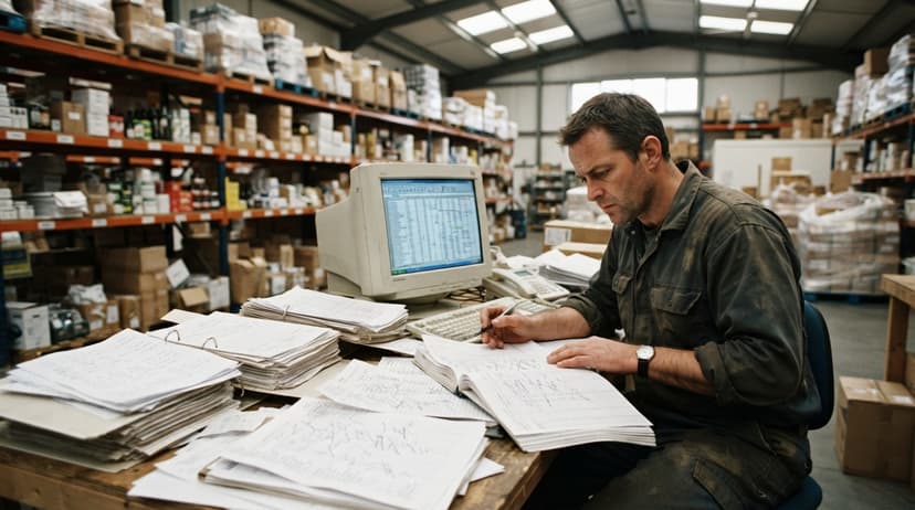 The manual process inventory management software barcode scanner replaces