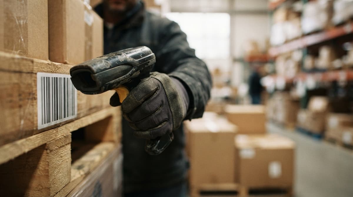 Close detail from the work inventory quotes supports