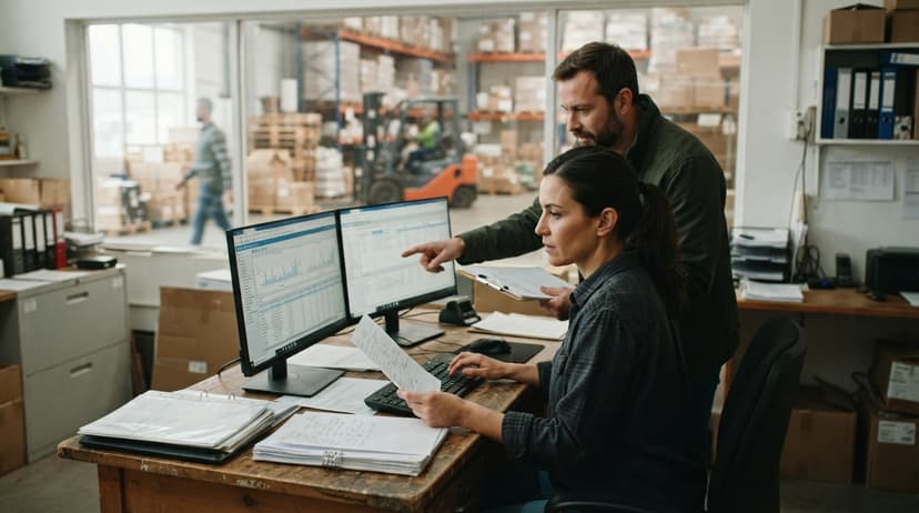 The team who would use inventory quotes, mid-task