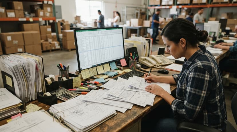The manual process inventory quotes replaces