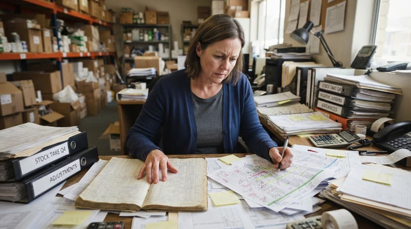 The manual process inventory reserve account replaces