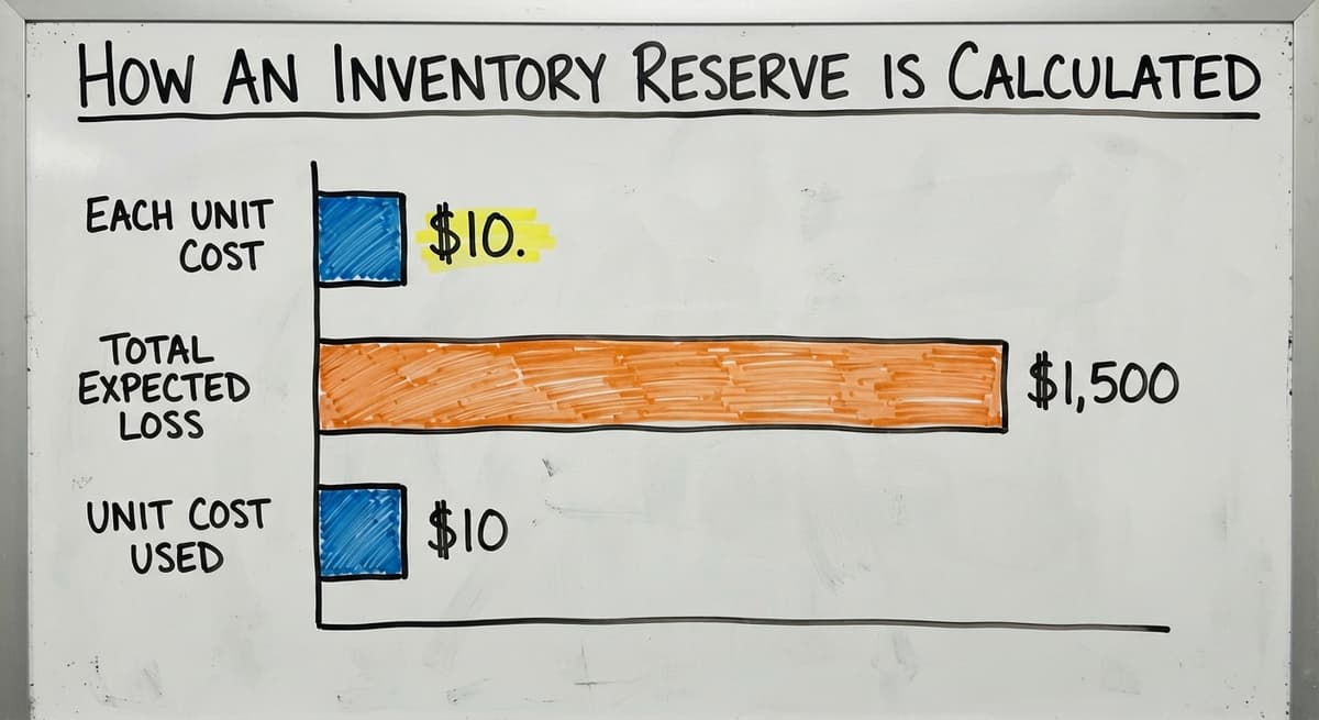 How an Inventory Reserve Is Calculated, in figures