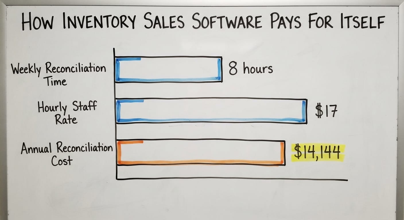 How Inventory Sales Software Pays for Itself, in figures