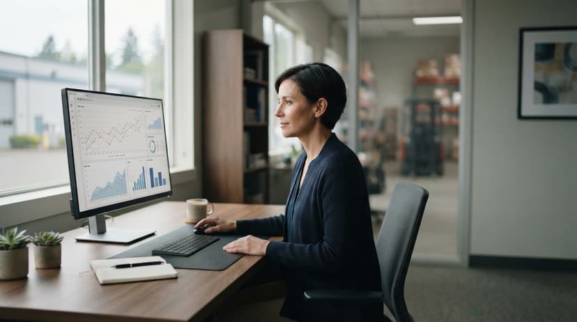 Reviewing the figures inventory sales software small business produces
