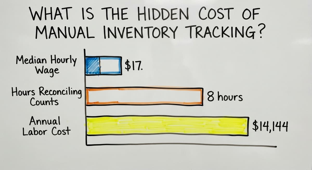 What Is the Hidden Cost of Manual Inventory Tracking?, in figures