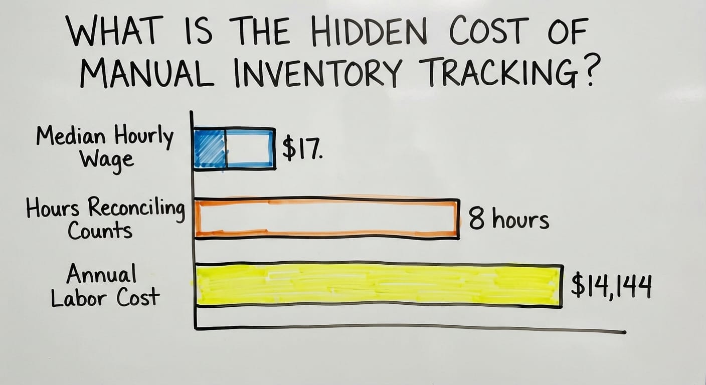 What Is the Hidden Cost of Manual Inventory Tracking?, in figures