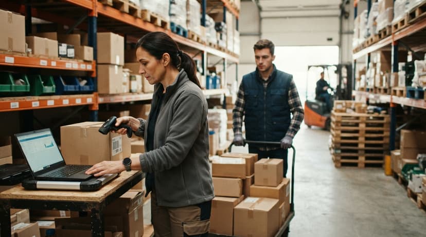 The team who would use inventory system for small business, mid-task